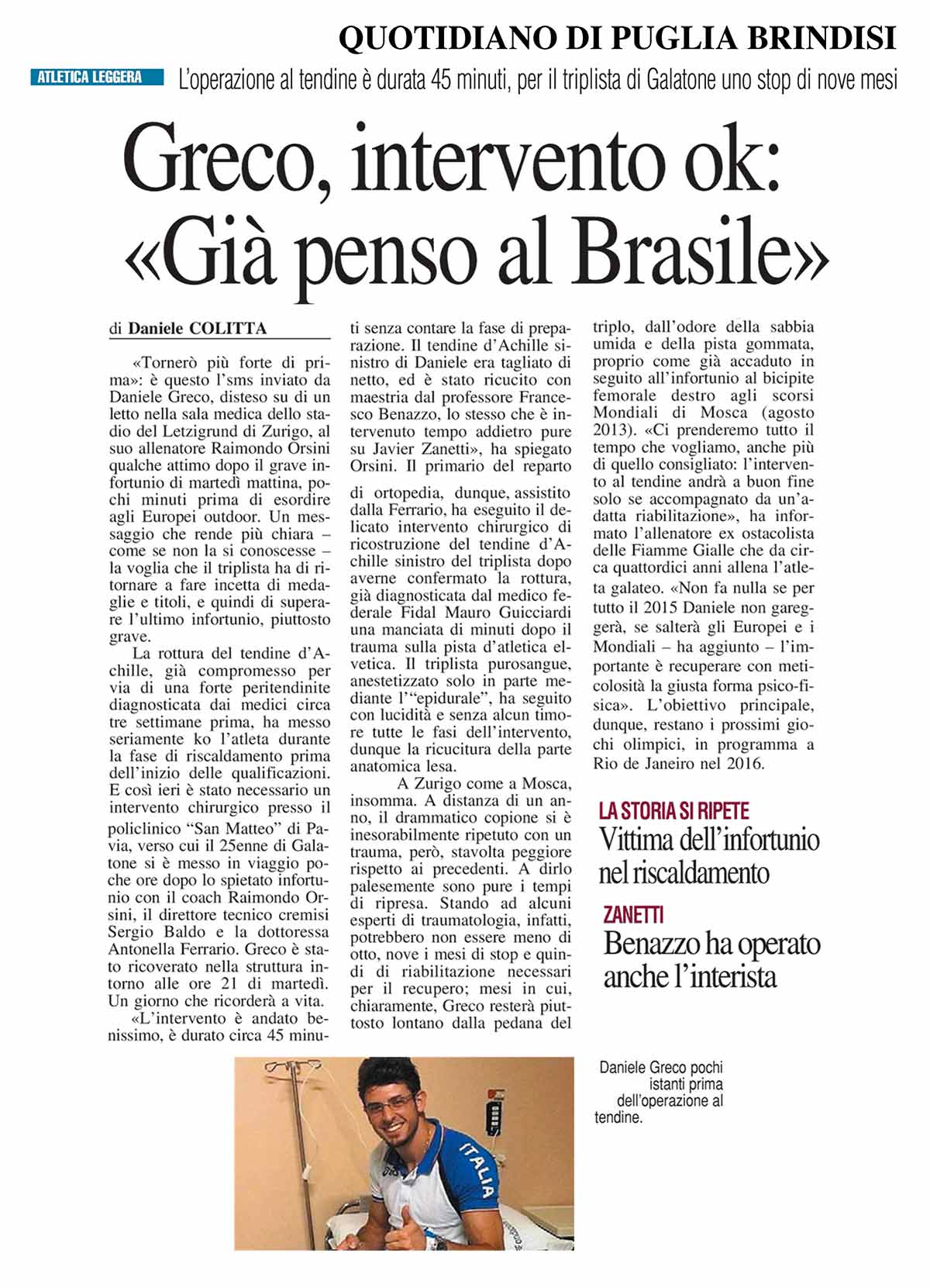 Quotidiano Puglia Brindisi 14 08 14